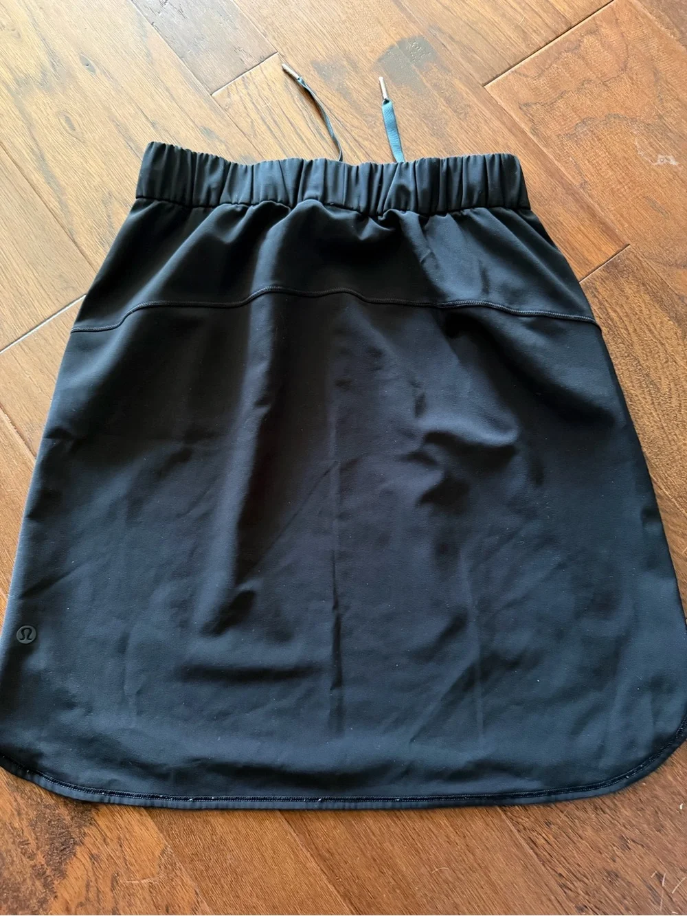lululemon athletica Black Drawstring Active Mini Skirt